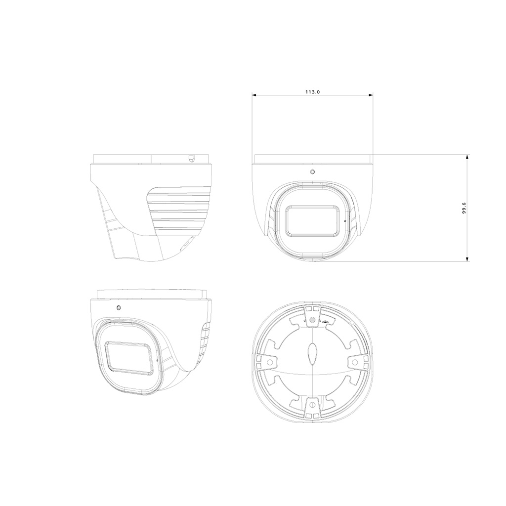 KAMERA TURRET DOME DI-350A-MVF - Image 3