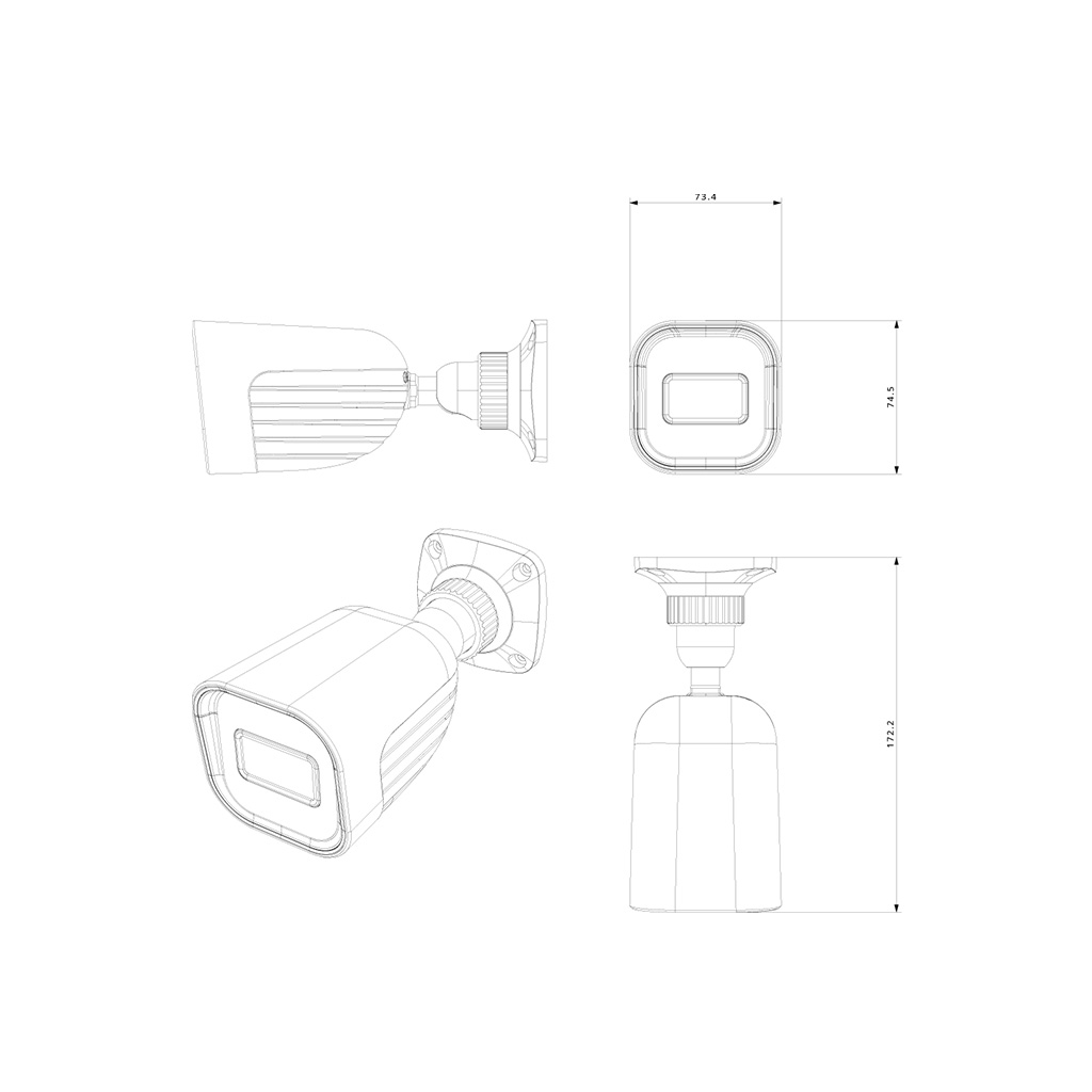 Kamera IR Bullet I2-320IPSN-28 - Image 3